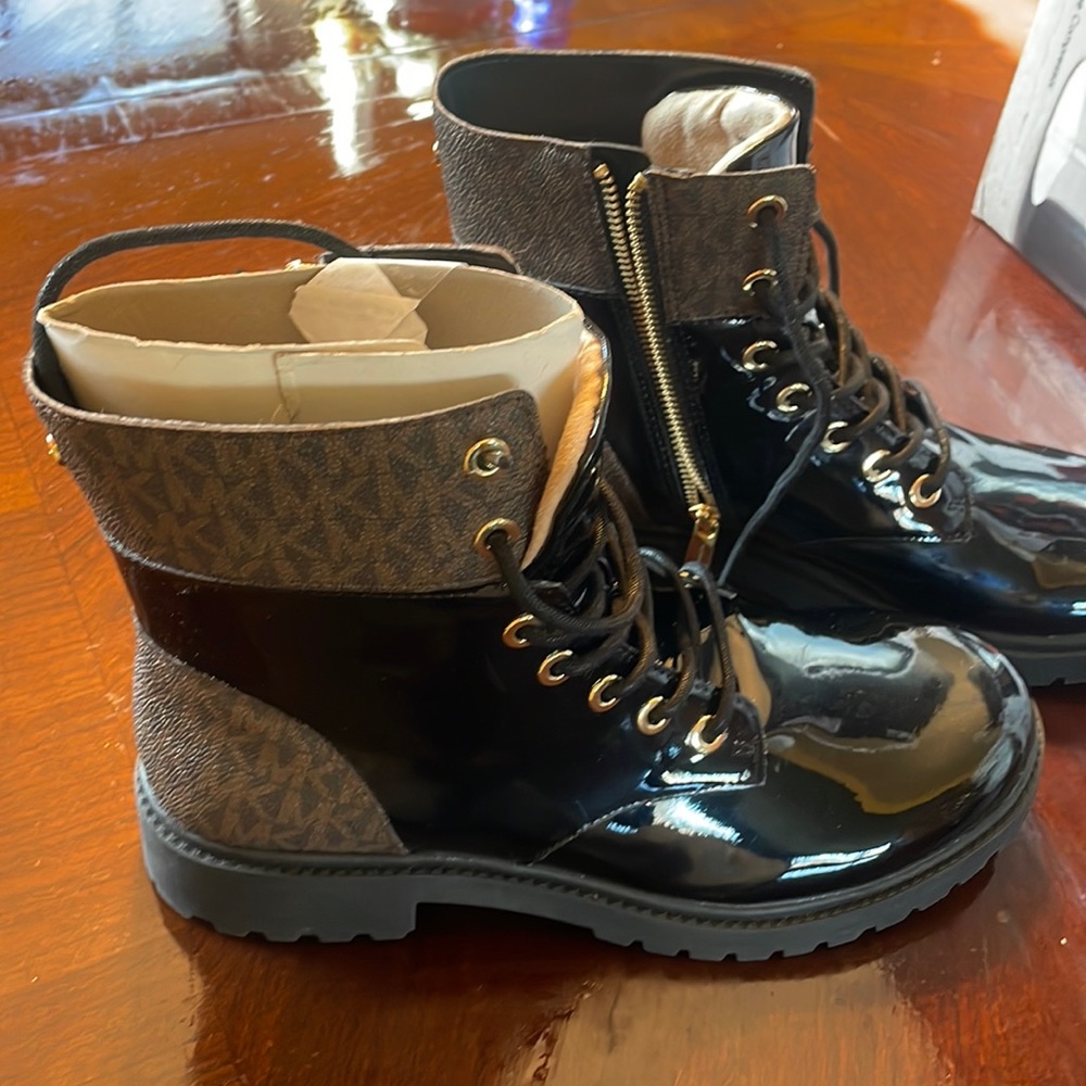 Michael Kors combat boots